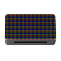 Tartan Fabrik Plaid Color Rainbow Memory Card Reader With Cf