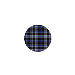 Tartan Fabrik Plaid Color Rainbow Triangle 1  Mini Buttons by Alisyart