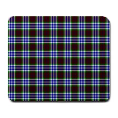 Tartan Fabrik Plaid Color Rainbow Triangle Large Mousepads by Alisyart