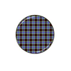 Tartan Fabrik Plaid Color Rainbow Triangle Hat Clip Ball Marker (10 Pack) by Alisyart