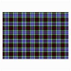 Tartan Fabrik Plaid Color Rainbow Triangle Large Glasses Cloth (2-side) by Alisyart