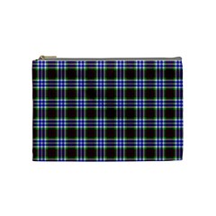 Tartan Fabrik Plaid Color Rainbow Triangle Cosmetic Bag (medium) 