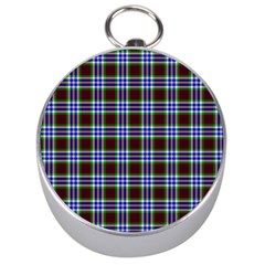 Tartan Fabrik Plaid Color Rainbow Triangle Silver Compasses by Alisyart