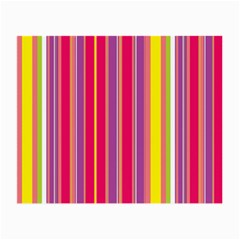 Stripes Colorful Background Small Glasses Cloth (2-side) by Simbadda