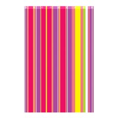 Stripes Colorful Background Shower Curtain 48  X 72  (small)  by Simbadda