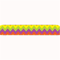 Colorful Zigzag Stripes Background Small Bar Mats by Simbadda