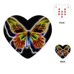 Fractal Butterfly Playing Cards (heart)  by Simbadda