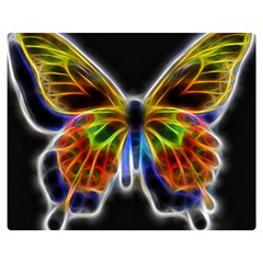 Fractal Butterfly Double Sided Flano Blanket (medium) 