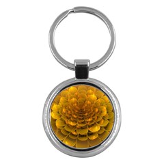 Yellow Flower Key Chains (round)  by Simbadda