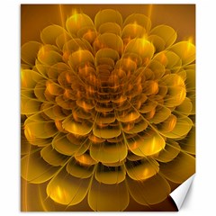 Yellow Flower Canvas 8  X 10 