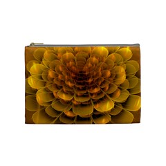 Yellow Flower Cosmetic Bag (medium) 