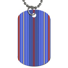 Colorful Stripes Dog Tag (Two Sides)