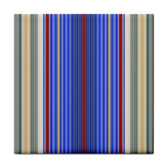 Colorful Stripes Face Towel