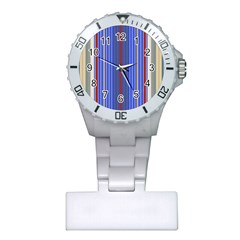 Colorful Stripes Plastic Nurses Watch