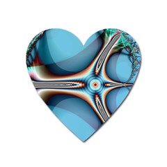 Fractal Beauty Heart Magnet by Simbadda