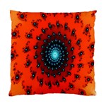 Red Fractal Spiral Standard Cushion Case (Two Sides) Front