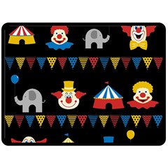 Circus  Double Sided Fleece Blanket (large)  by Valentinaart