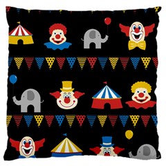 Circus  Large Flano Cushion Case (one Side) by Valentinaart