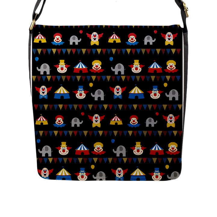 Circus Flap Messenger Bag (L) 