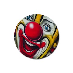 Clown Rubber Round Coaster (4 pack) 