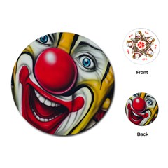 Clown Playing Cards (Round) 