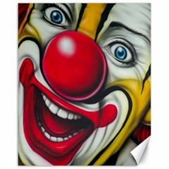 Clown Canvas 16  x 20  