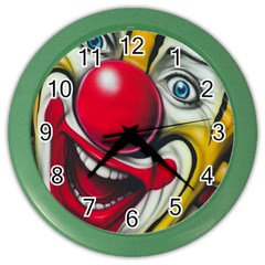 Clown Color Wall Clocks