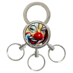 Clown 3-ring Key Chains by Valentinaart