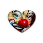 Clown Rubber Coaster (Heart)  Front