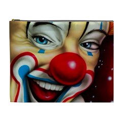 Clown Cosmetic Bag (xl) by Valentinaart