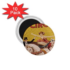 Vintage Circus  1 75  Magnets (10 Pack)  by Valentinaart