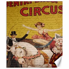 Vintage Circus  Canvas 8  X 10  by Valentinaart