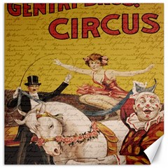 Vintage Circus  Canvas 20  X 20   by Valentinaart