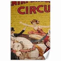 Vintage Circus  Canvas 24  X 36  by Valentinaart