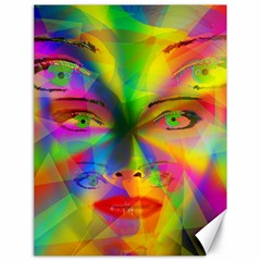 Rainbow Girl Canvas 18  X 24   by Valentinaart