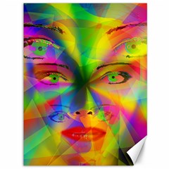 Rainbow Girl Canvas 36  X 48   by Valentinaart