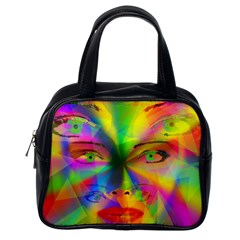 Rainbow Girl Classic Handbags (one Side) by Valentinaart