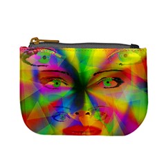 Rainbow Girl Mini Coin Purses by Valentinaart