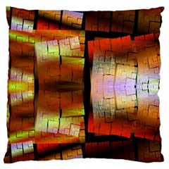 Fractal Tiles Large Cushion Case (two Sides) by Simbadda