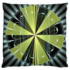 Fractal Ball Large Cushion Case (one Side) by Simbadda