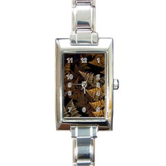 Fractal Fern Rectangle Italian Charm Watch by Simbadda