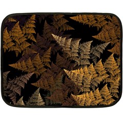 Fractal Fern Fleece Blanket (mini) by Simbadda