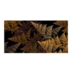 Fractal Fern Satin Wrap by Simbadda