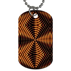 Fractal Patterns Dog Tag (one Side)