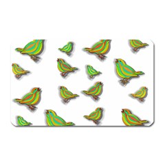 Birds Magnet (rectangular) by Valentinaart
