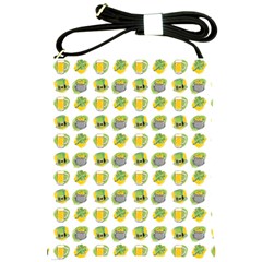 St Patrick s Day Background Symbols Shoulder Sling Bags by Simbadda