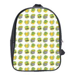 St Patrick s Day Background Symbols School Bags (xl) 