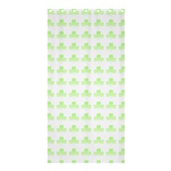 Shamrock Irish St Patrick S Day Shower Curtain 36  X 72  (stall)  by Simbadda