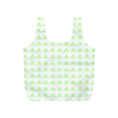 Shamrock Irish St Patrick S Day Full Print Recycle Bags (s)  by Simbadda