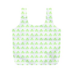 Shamrock Irish St Patrick S Day Full Print Recycle Bags (m)  by Simbadda